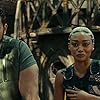 Tati Gabrielle and Pingi Moli in Uncharted (2022)