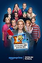 Per Fritzell, Pia Johansson, Maria Lundqvist, Eva Röse, Johan Ulveson, Anis Don Demina, Hampus Nessvold, David Batra, Henrik Dorsin, Petra Mede, and Kristina Petrushina in LOL: Skrattar bäst som skrattar sist (2022)