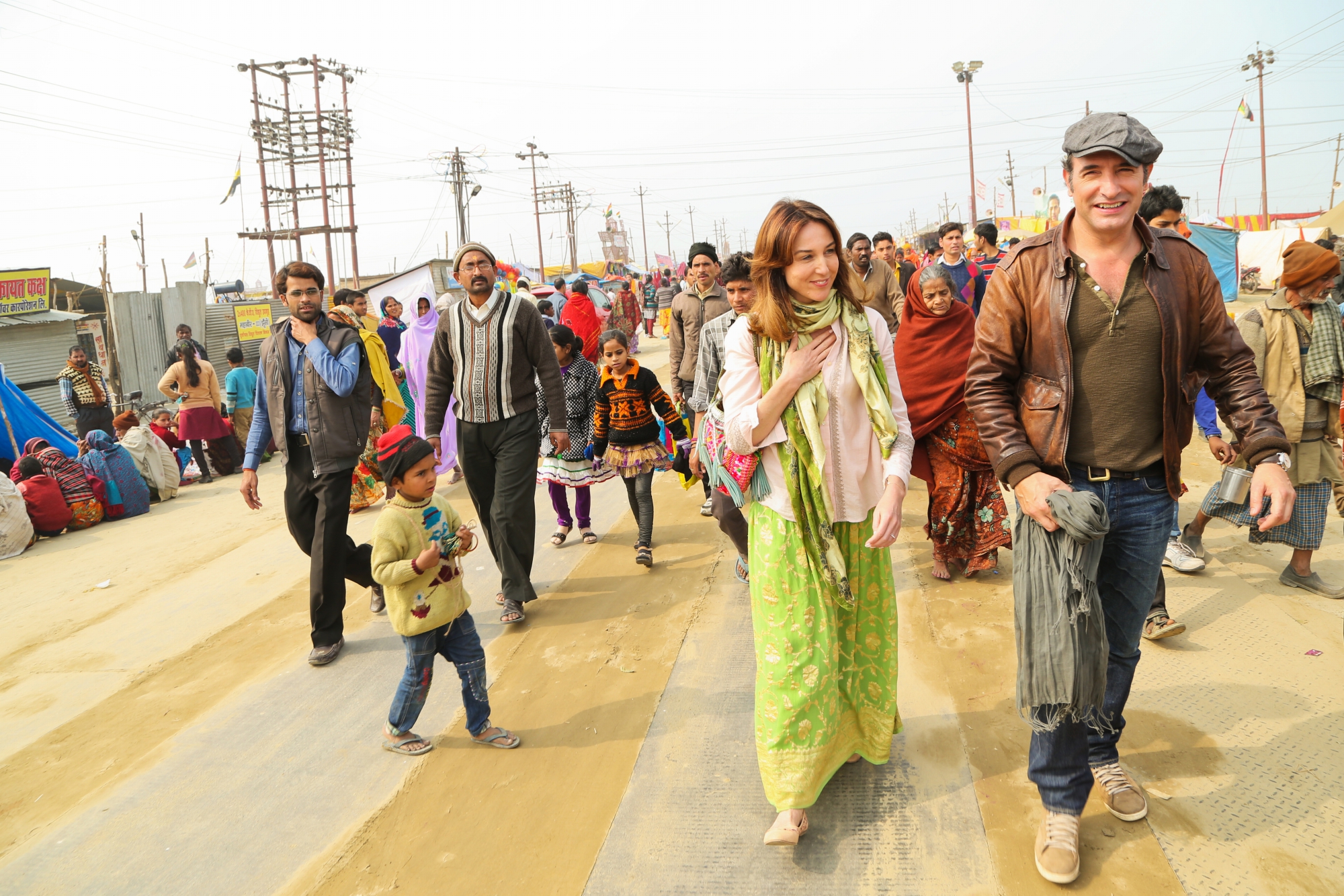 Jean Dujardin and Elsa Zylberstein in Un + Une (2015)