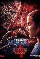 Winona Ryder, Tom Wlaschiha, David Harbour, Brett Gelman, Maya Hawke, Jamie Campbell Bower, Natalia Dyer, Joseph Quinn, Caleb McLaughlin, Sadie Sink, Millie Bobby Brown, Finn Wolfhard, Charlie Heaton, Joe Keery, Noah Schnapp, Gaten Matarazzo, Priah Ferguson, and Eduardo Franco in Stranger Things (2016)