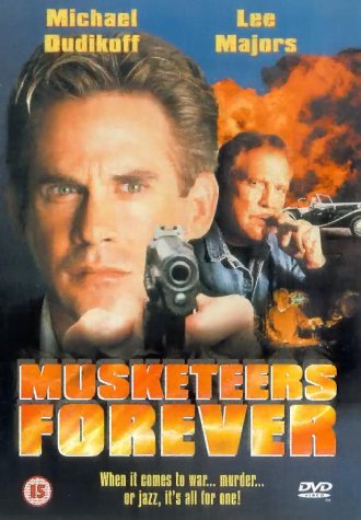 Lee Majors and Michael Dudikoff in Musketeers Forever (1998)