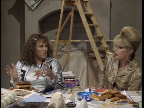 Joanna Lumley and Jennifer Saunders in Absolutely Fabulous (1992)