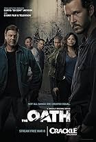 Sean Bean, Ryan Kwanten, and Katrina Law in The Oath (2018)