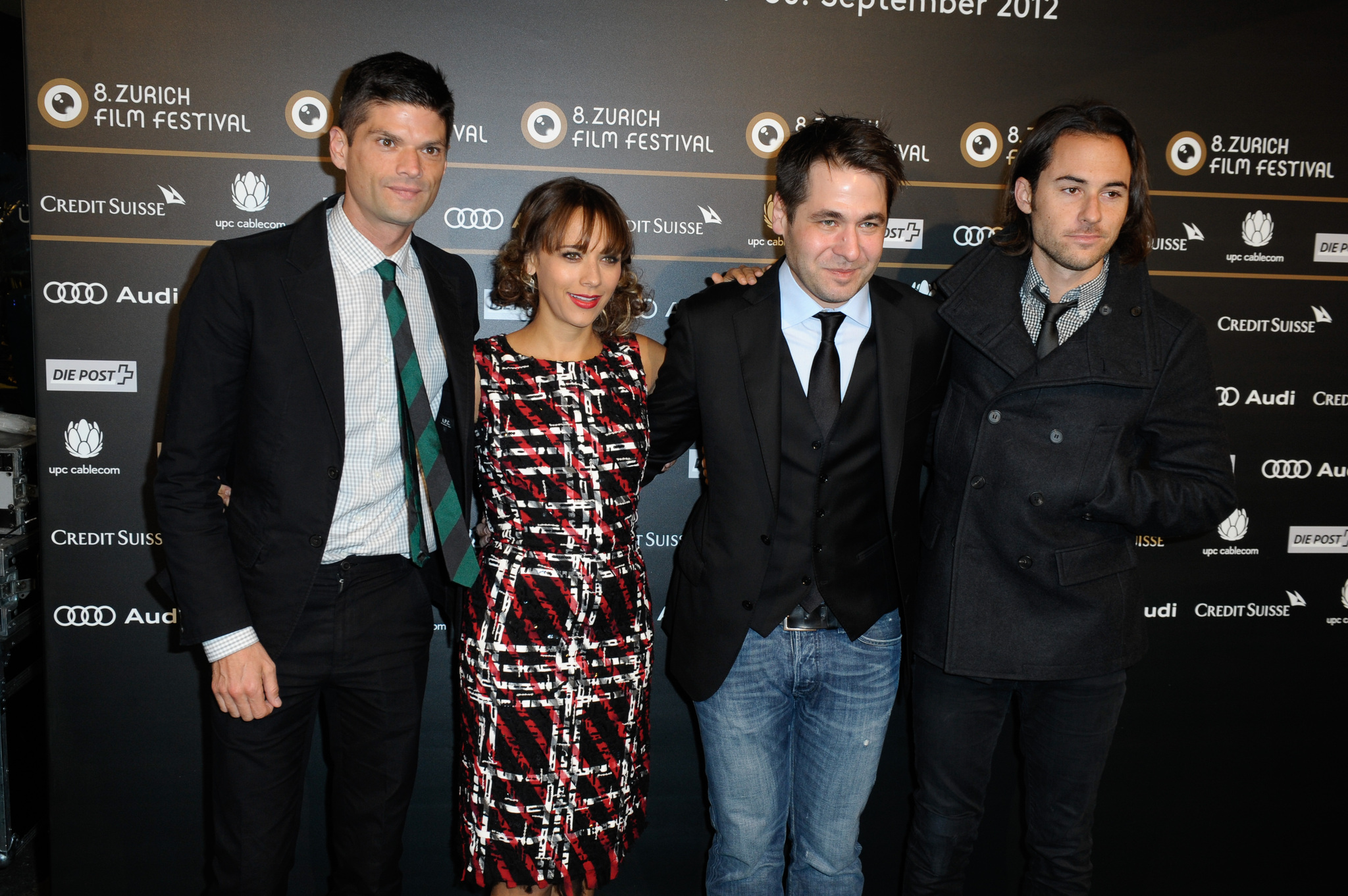 Rashida Jones, Will McCormack, and Lee Toland Krieger at an event for Celeste & Jesse Forever (2012)