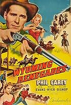 Philip Carey and Martha Hyer in Wyoming Renegades (1955)