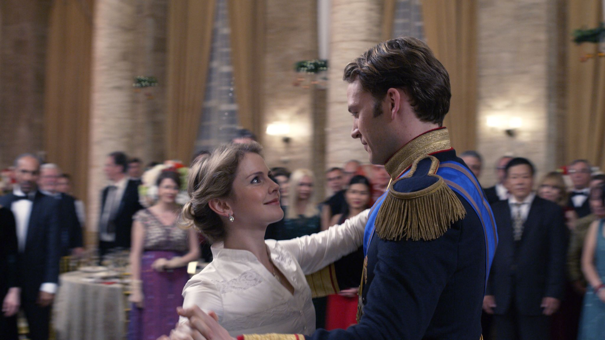 Rose McIver and Ben Lamb in A Christmas Prince: The Royal Wedding (2018)