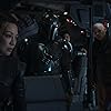 Ming-Na Wen, Pedro Pascal, Bill Burr, Temuera Morrison, Gina Carano, and Jan Delay in The Mandalorian (2019)