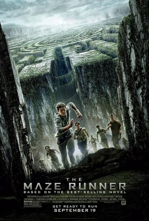 Thomas Brodie-Sangster, Chris Sheffield, Aml Ameen, Alexander Flores, Will Poulter, Kaya Scodelario, Dexter Darden, Dylan O'Brien, Ki Hong Lee, and Blake Cooper in Maze Runner (2014)