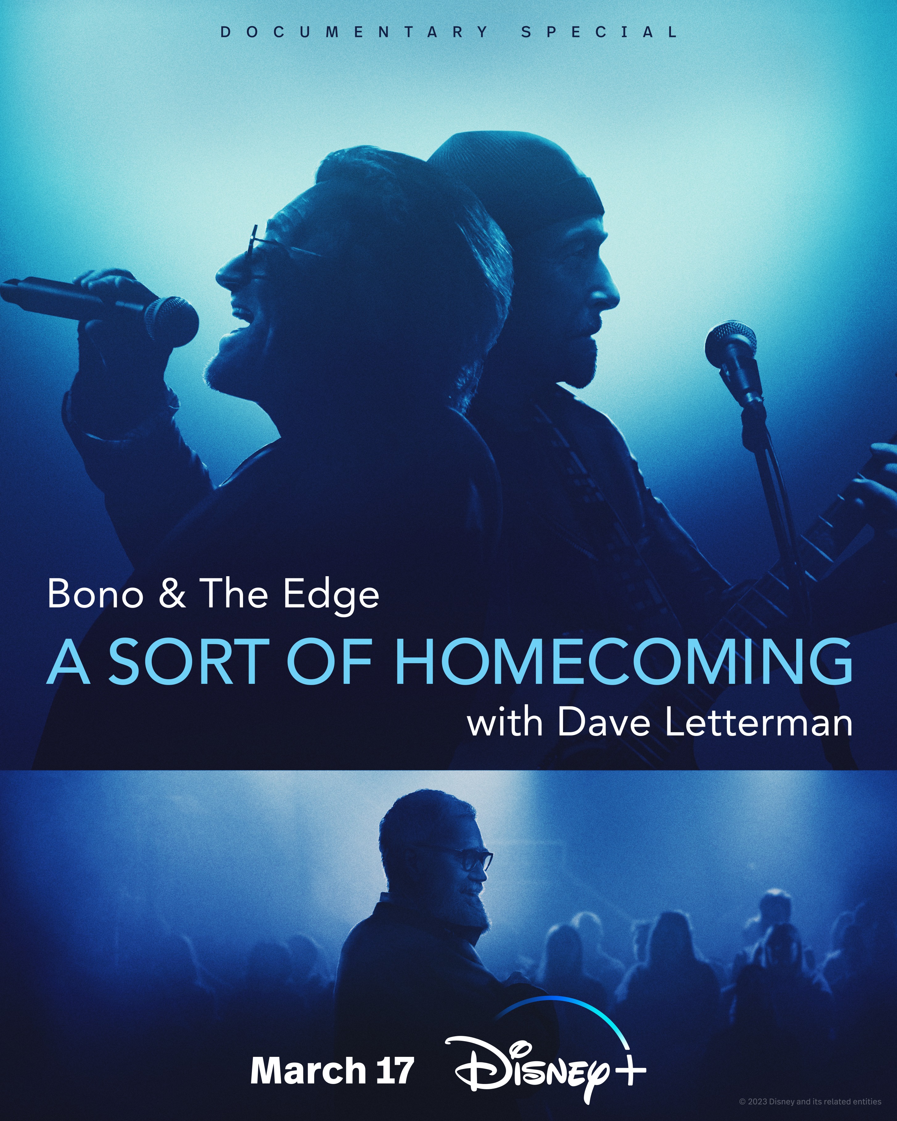 David Letterman, Bono, and The Edge in Bono & the Edge: A Sort of Homecoming with Dave Letterman (2023)