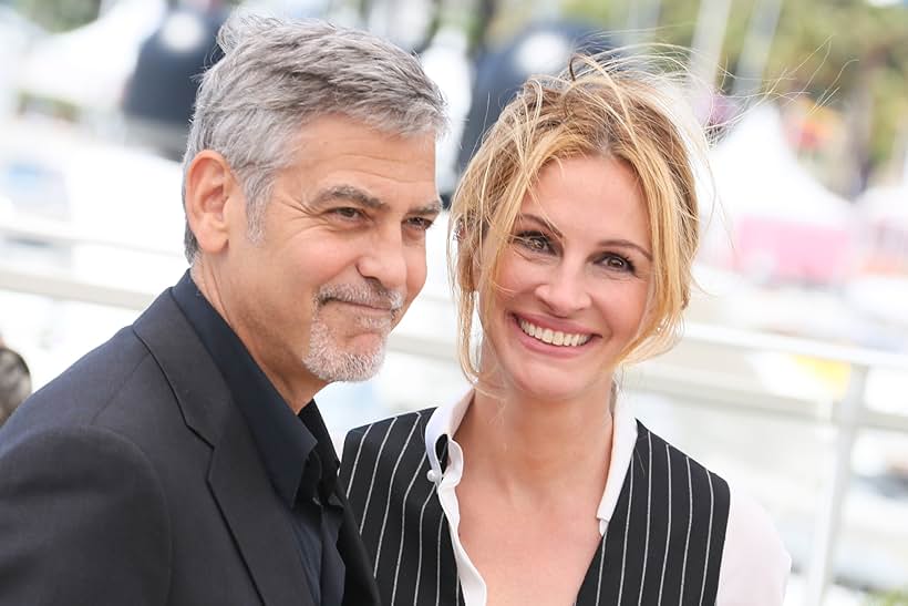 George Clooney and Julia Roberts at an event for Money Monster (2016)