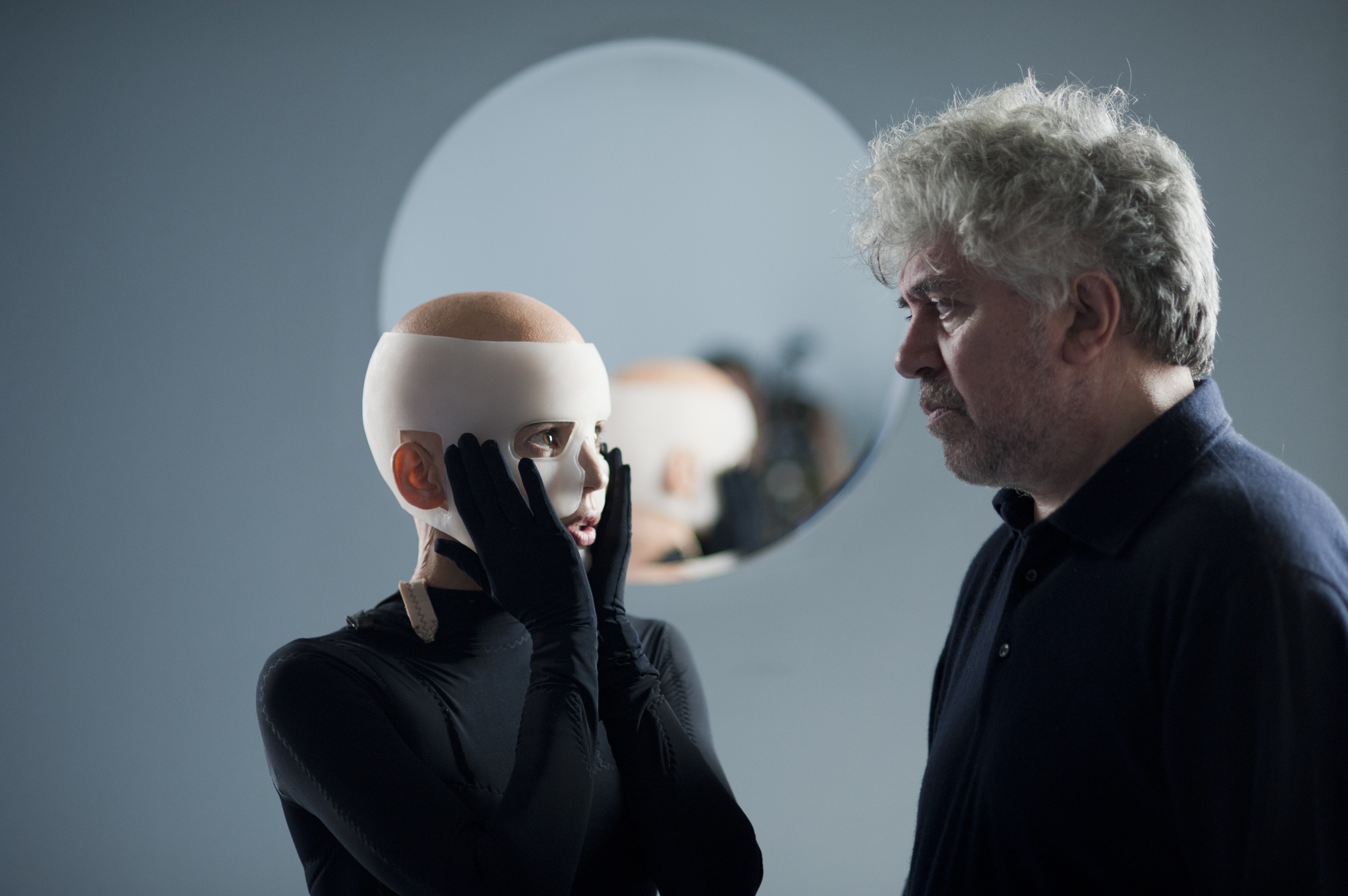 Pedro Almodóvar and Elena Anaya in The Skin I Live In (2011)