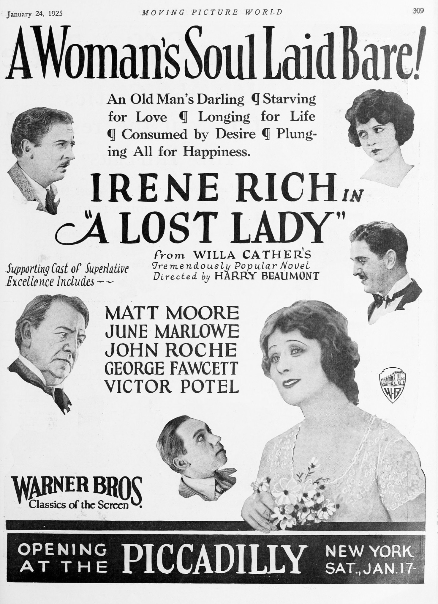 Irene Rich in A Lost Lady (1924)