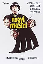 Ornella Muti, Vittorio Gassman, Alberto Sordi, and Ugo Tognazzi in I nuovi mostri (1977)