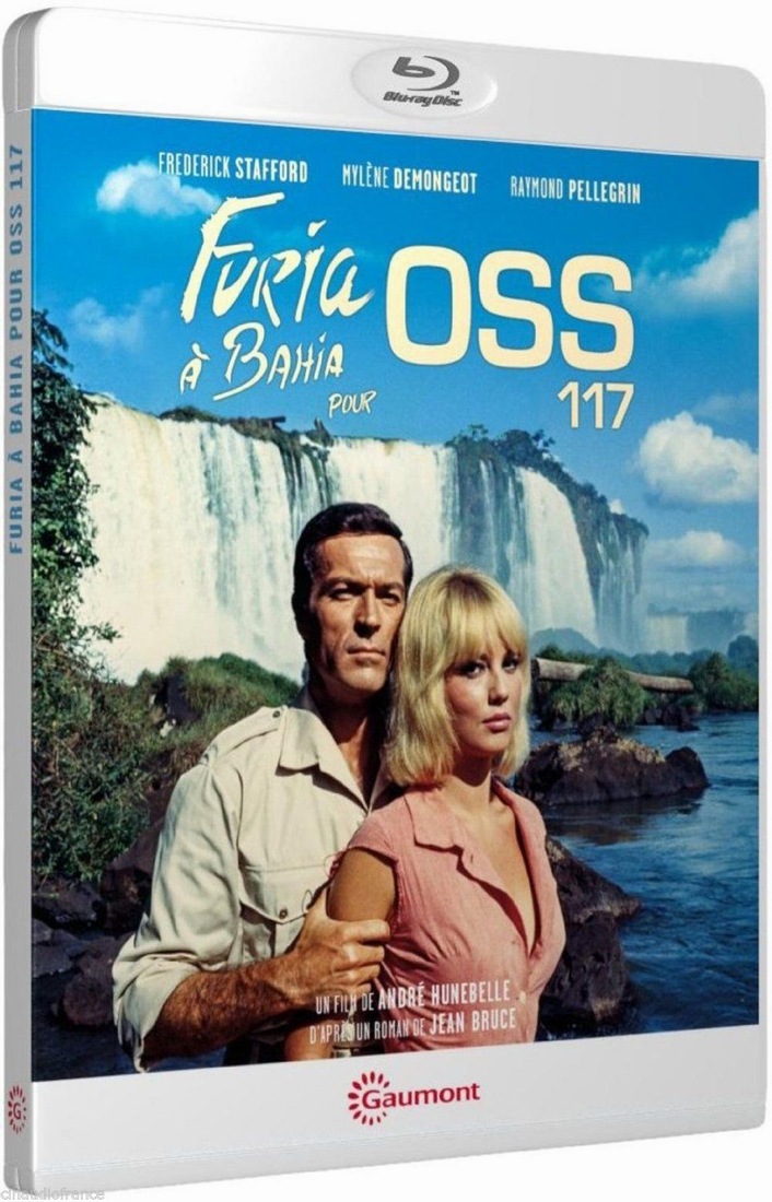 Mylène Demongeot and Frederick Stafford in Furia à Bahia pour OSS 117 (1965)