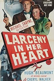 Hugh Beaumont, Douglas Fowley, and Cheryl Walker in Larceny in Her Heart (1946)