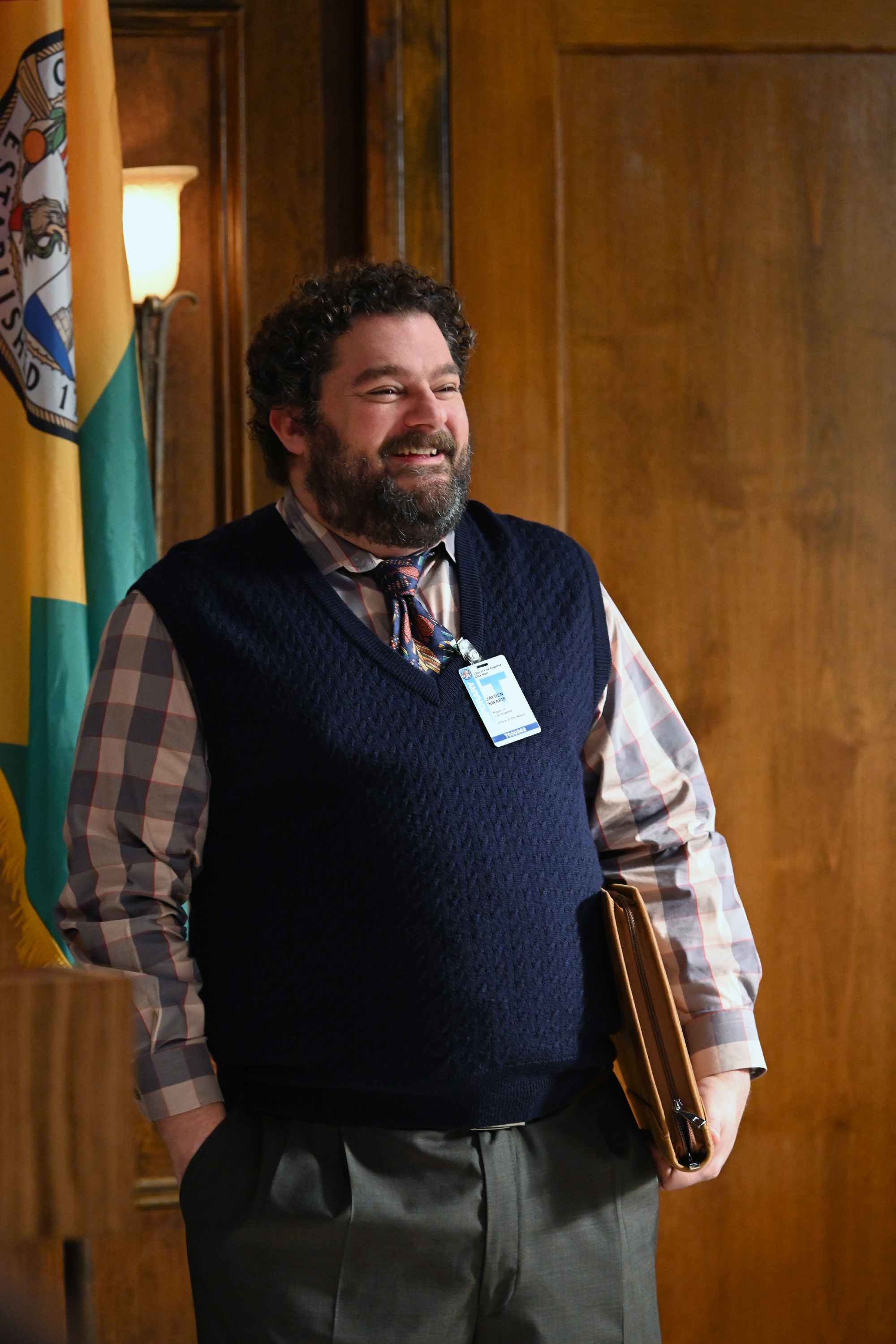 Bobby Moynihan at an event for Mr. Mayor (2021)