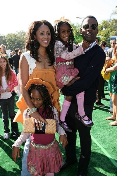 Chris Rock and Malaak Compton at an event for Madagascar: Escape 2 Africa (2008)