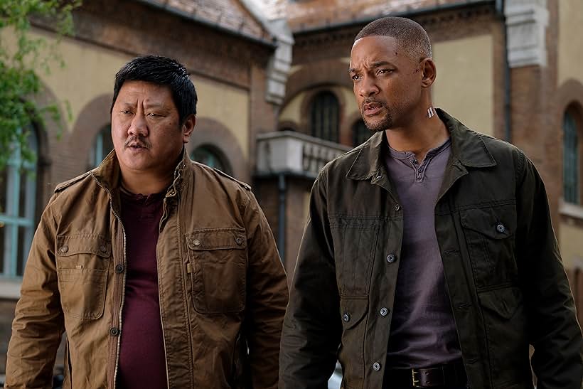 Will Smith and Benedict Wong in Gemini Man (2019)