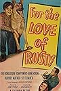 Ted Donaldson, Tom Powers, and Flame in For the Love of Rusty (1947)