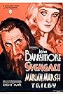 John Barrymore and Marian Marsh in Svengali (1931)