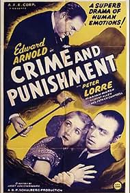 Peter Lorre, Edward Arnold, and Marian Marsh in Crime and Punishment (1935)