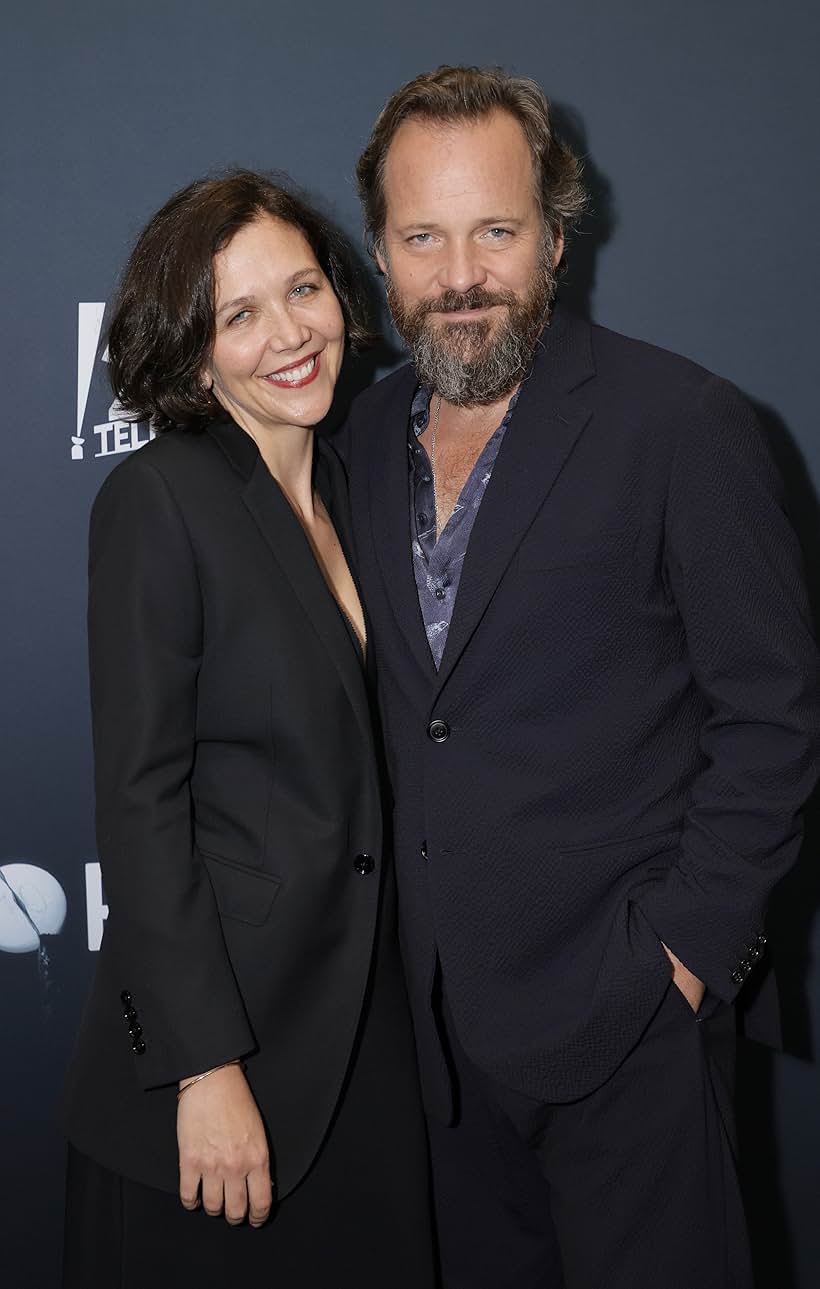 Maggie Gyllenhaal and Peter Sarsgaard at an event for Dopesick (2021)