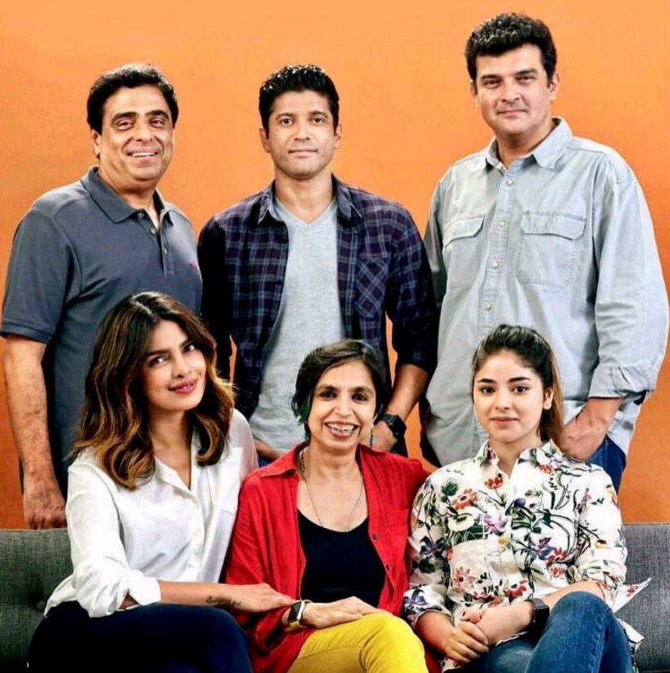 Ronnie Screwvala, Farhan Akhtar, Priyanka Chopra Jonas, Shonali Bose, Siddharth Roy Kapur, and Zaira Wasim