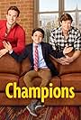 Anders Holm, Andy Favreau, and Josie Totah in Champions (2018)