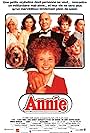 Tim Curry, Carol Burnett, Albert Finney, Bernadette Peters, Geoffrey Holder, Aileen Quinn, and Ann Reinking in Annie (1982)