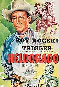 Roy Rogers, Dale Evans, George 'Gabby' Hayes, and Trigger in Heldorado (1946)