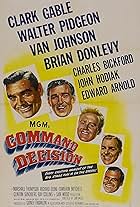 Clark Gable, Brian Donlevy, Van Johnson, John Hodiak, and Walter Pidgeon in Command Decision (1948)