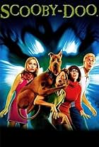 Matthew Lillard, Sarah Michelle Gellar, Linda Cardellini, Freddie Prinze Jr., Nicholas Hope, and Neil Fanning in Scooby-Doo (2002)