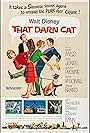 Roddy McDowall, Hayley Mills, Dean Jones, Dorothy Provine, and Syn Cat in That Darn Cat! (1965)