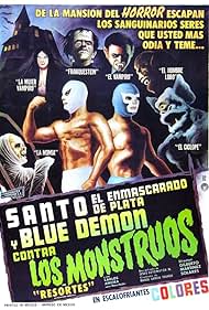 Santo el enmascarado de plata y Blue Demon contra los monstruos (1970)