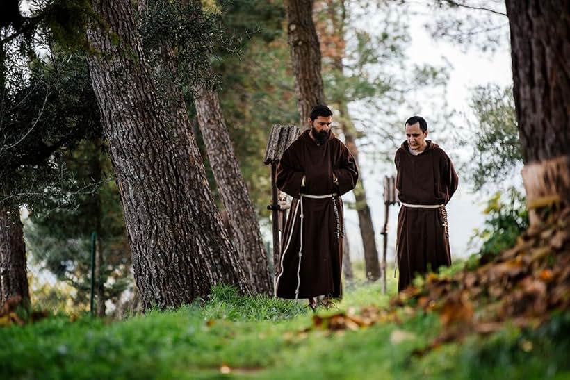 Shia LaBeouf and Alexander Rodriguez in Padre Pio (2022)