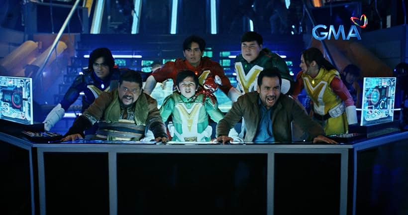 Radson Flores, Neil Ryan Sese, Miguel Tanfelix, Jamie Wilson, Matt Lozano, Ysabel Ortega, and Raphael Landicho in Voltes V: Legacy (2023)