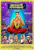 Annu Kapoor, Sonakshi Sinha, Varun Sharma, Priyansh Jora, and Badshah in Khandaani Shafakhana (2019)