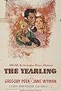 Gregory Peck, Claude Jarman Jr., and Jane Wyman in The Yearling (1946)