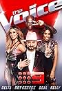 Boy George, Kelly Rowland, Seal, and Delta Goodrem in The Voice Australia (2012)