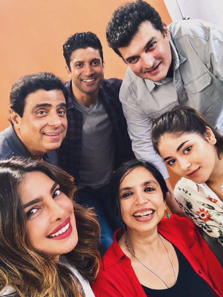 Ronnie Screwvala, Farhan Akhtar, Shonali Bose, Siddharth Roy Kapur, and Zaira Wasim