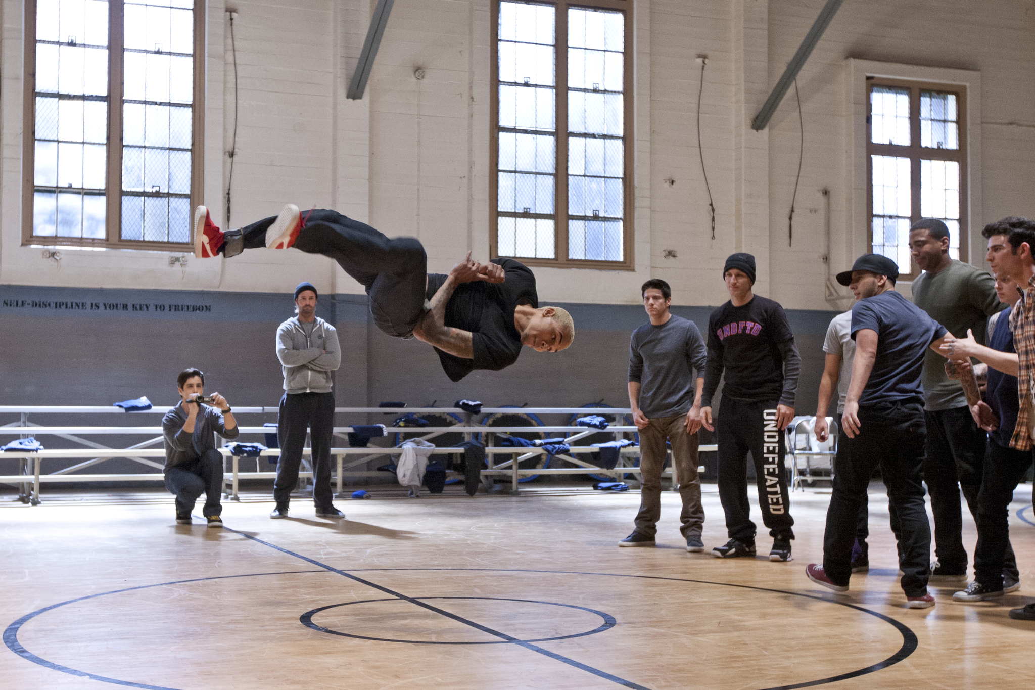 Josh Holloway, Josh Peck, Richard Soto, Jon 'Do Knock' Cruz, Chris Brown, Paul Kirkland, Luis Rosado, Ivan Velez, Sawandi Wilson, David Shreibman, and Joshua Ayers in Battle of the Year (2013)