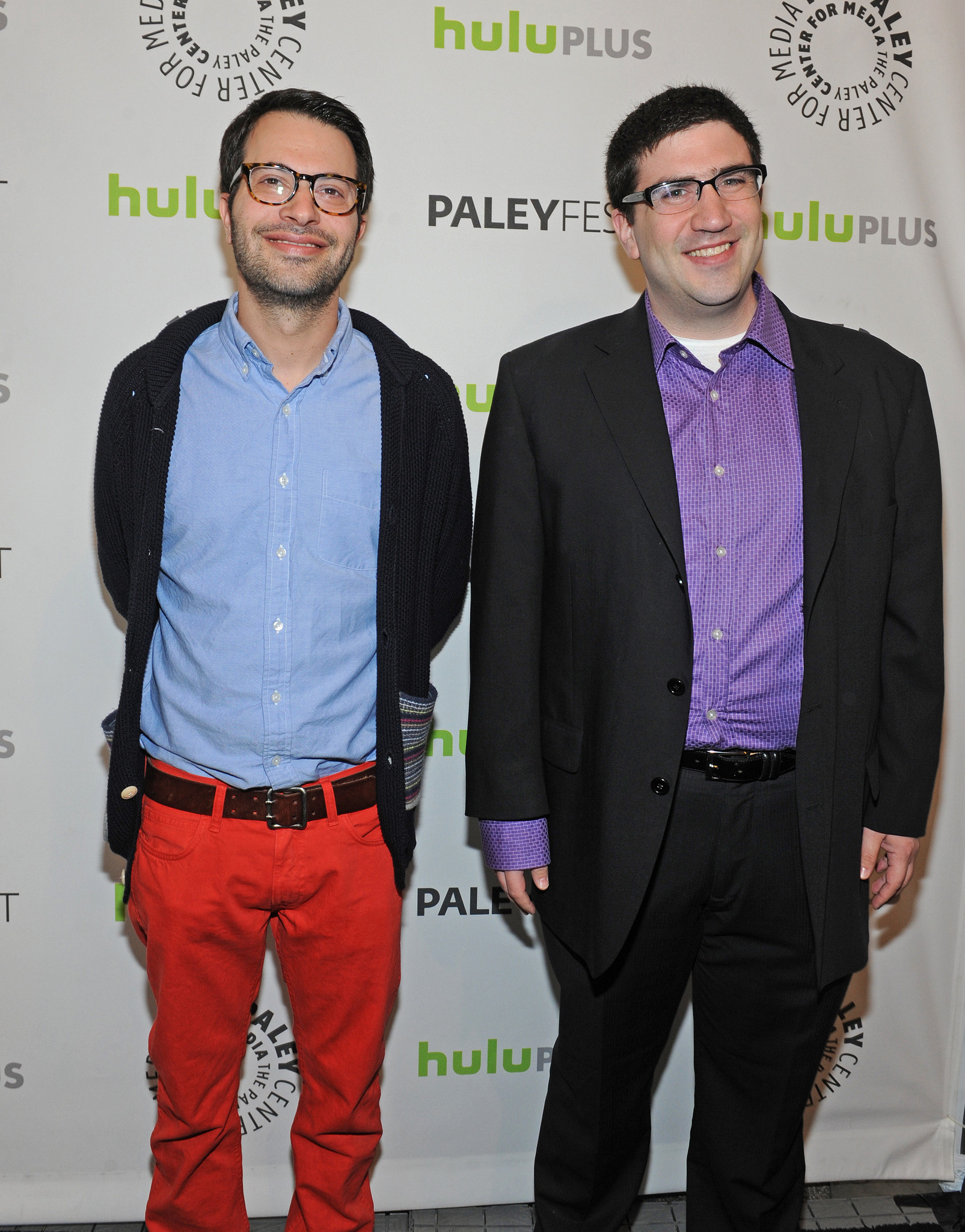 Adam Horowitz and Edward Kitsis at an event for Once Upon a Time (2011)