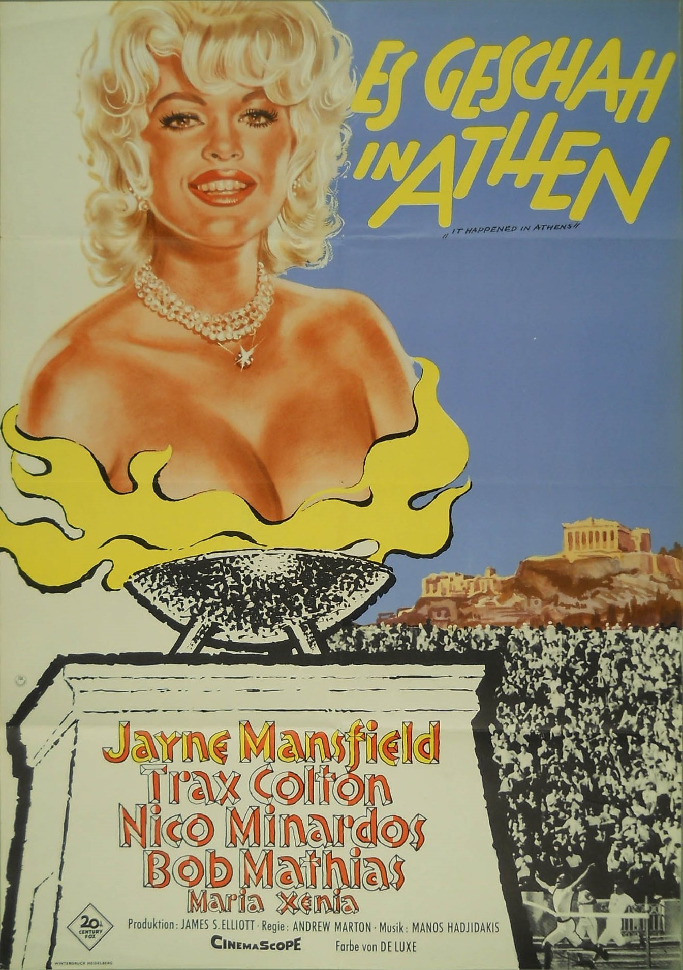 Jayne Mansfield in It Happened in Athens (1962)