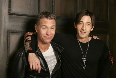 Adrien Brody and John Maybury at an event for The Jacket (2005)