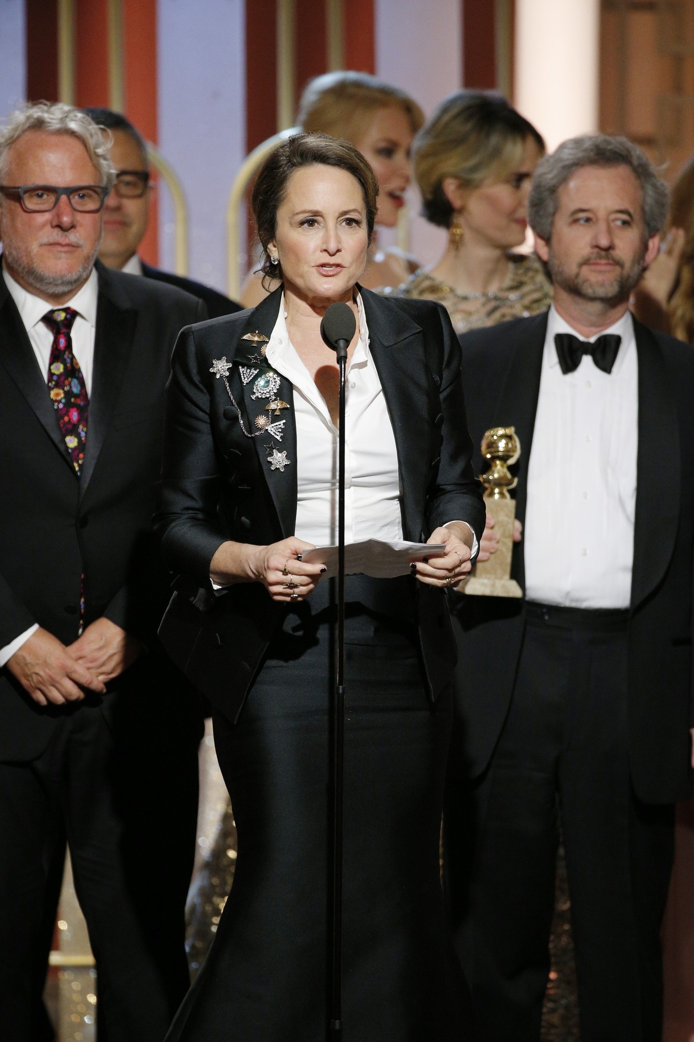 Nina Jacobson at an event for The 74th Annual Golden Globe Awards (2017)