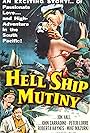 Peter Lorre, John Carradine, Jon Hall, and Roberta Haynes in Hell Ship Mutiny (1957)