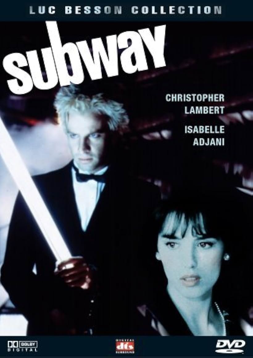 Isabelle Adjani and Christopher Lambert in Subway (1985)