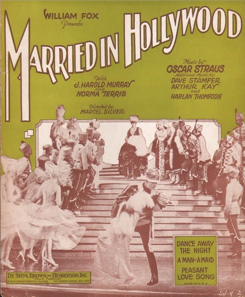 John Garrick, Douglas Gilmore, Gloria Grey, Evelyn Hall, Lelia Karnelly, J. Harold Murray, Irene Palasty, Tom Patricola, Lennox Pawle, Paul Ralli, Bert Sprotte, Jack Stambaugh, Norma Terris, and Marguerite Warner in Married in Hollywood (1929)