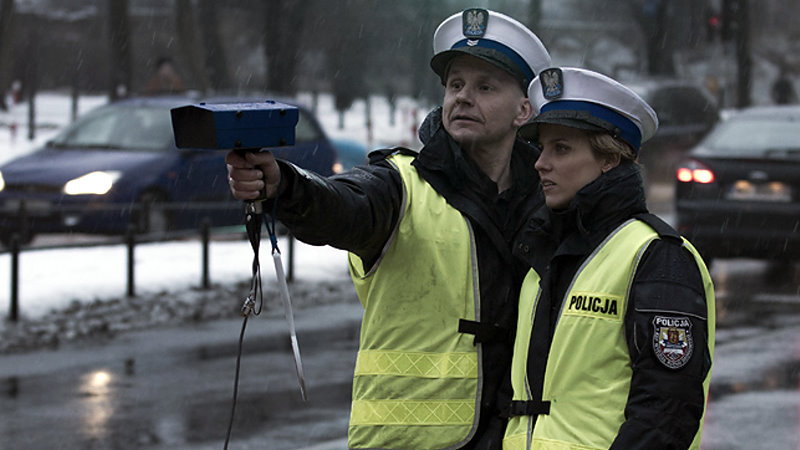 Bartlomiej Topa and Julia Kijowska in Drogówka (2012)