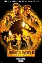 Jeff Goldblum, Laura Dern, Sam Neill, Bryce Dallas Howard, Chris Pratt, DeWanda Wise, and Isabella Sermon in Jurassic World Dominion (2022)